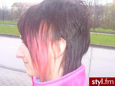 EMO Alternatywne Średnie Fryzury