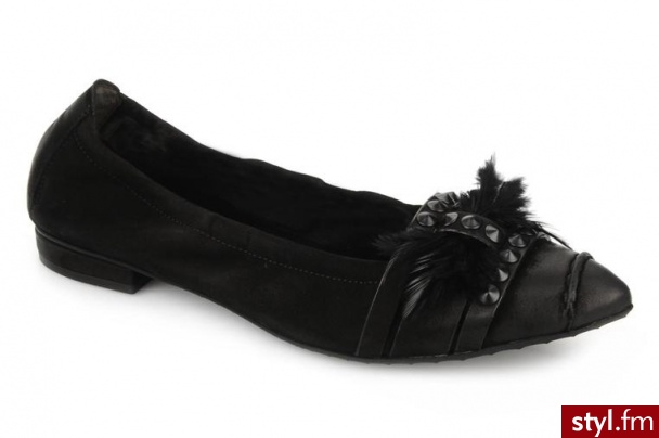 Kennel &amp; Schmenger BALERINKI MALIHA BY (CZARNY) (Czarny) - Balerinki Buty Moda