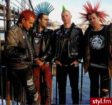 Punk Rock Alternatywne Średnie Fryzury