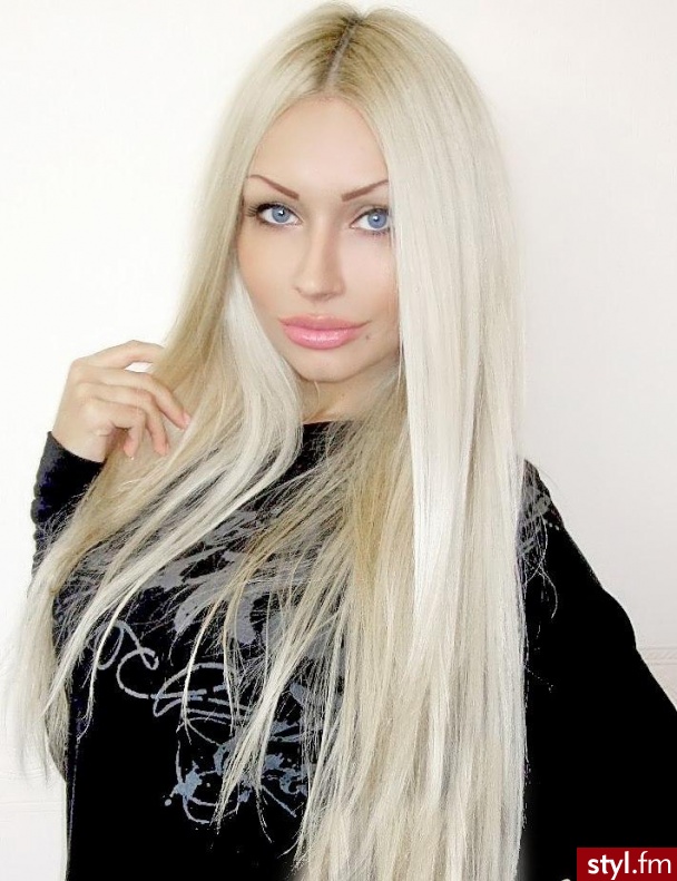 Blond Rozpuszczone Proste Na co dzień Długie Fryzury