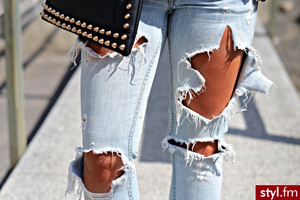 Jeansy Spodnie Moda