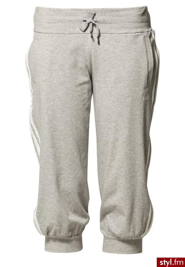 adidas Performance ESSENTIAL Spodnie treningowe szary - Pozostałe Spodnie Moda