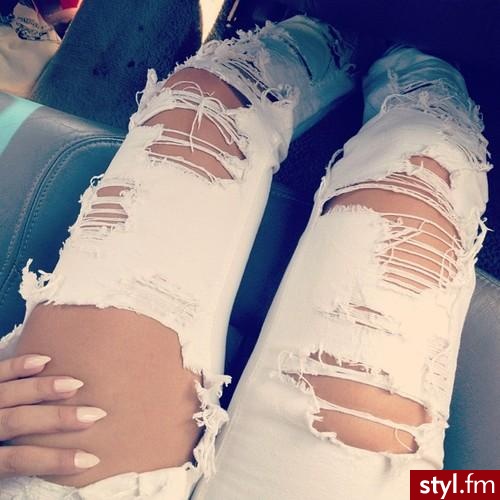 Jeansy Spodnie Moda