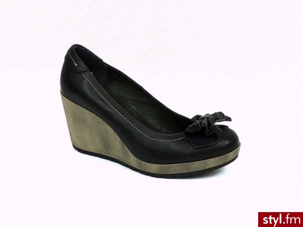 Lemar Czółenka na koturnie 1470711D - Czółenka Buty Moda