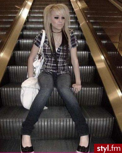EMO Alternatywne Średnie Fryzury