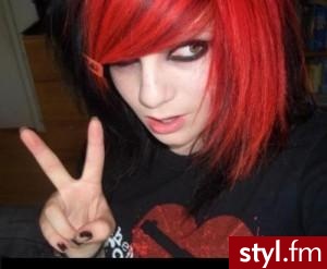 EMO Alternatywne Średnie Fryzury