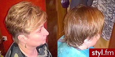 Blond Rozpuszczone Proste Na co dzień Krótkie Fryzury