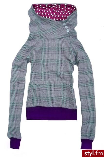 Super bluza.
W charakterystyczną zieloną kratkę.
Szaro - fioletowa ,ale jaka stylowa..
Może wyrazić waszą osobowość. - Pozostałe Ciuchy Moda