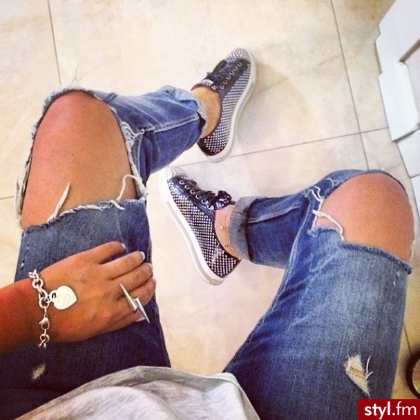 Jeansy Spodnie Moda