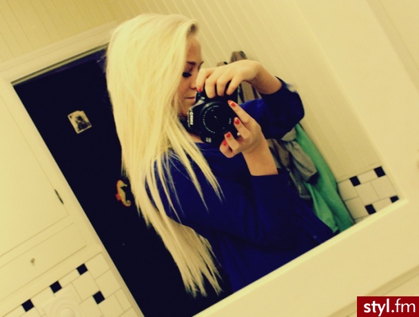 Blond Rozpuszczone Proste Na co dzień Długie Fryzury
