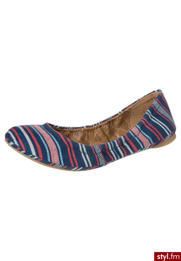 Lucky Brand EMMIE Baleriny niebieski EMMIE - Balerinki Buty Moda