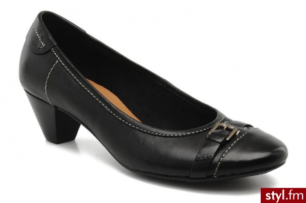 Clarks BALERINKI HOORAY SMILE BY CLARKS (Czarny) - Balerinki Buty Moda