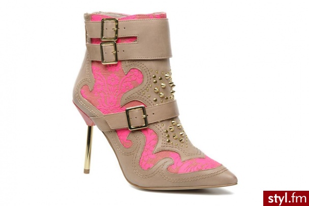 KG Kurt Geiger Półbuty i botki Wyatt (Różowy) - Botki Buty Moda