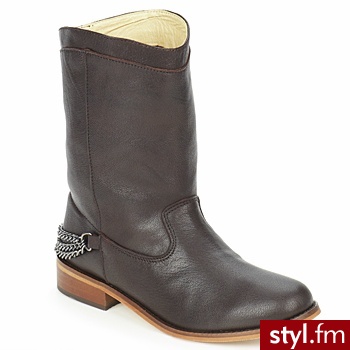 Petite Mendigote BUTY SOHANE Brown - Kozaki Buty Moda