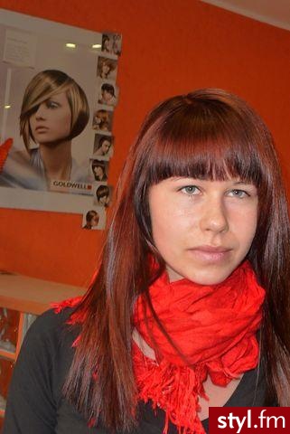 z czarnych na rudo(pozdrawiam klientkę) - Średnie Fryzury