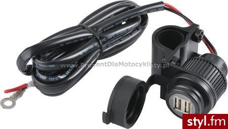 Podwójne gniazdo USB 12V 5A do motocykla - Pozostałe Buty Moda