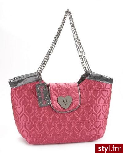 Betsey Johnson - $128. Torebeczka dostępna także w kolorze czarnym i srebrnym. - Pozostałe Torebki Moda
