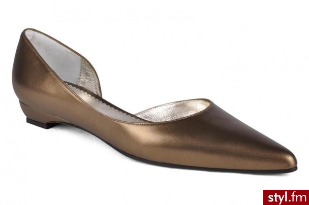 Georgia Rose BALERINKI CORAZ BY GEORGIA ROSE (złoty) - Balerinki Buty Moda