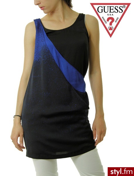 Guess TUNIKA JEANS NAIDA DRESS - Tuniki Ciuchy Moda