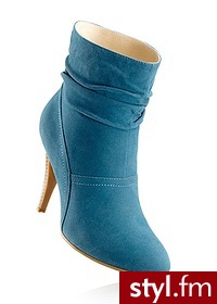 Bonprix Botki niebieski dżins 920636_22133 - Botki Buty Moda