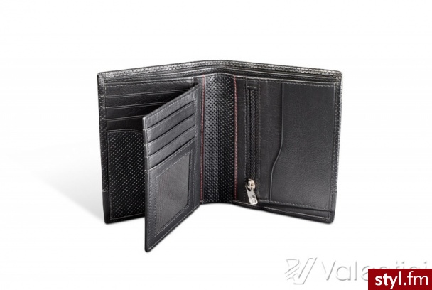 Samsonite Perforated Portfel Męski 137 265 - Portfele i etui Dodatki Moda
