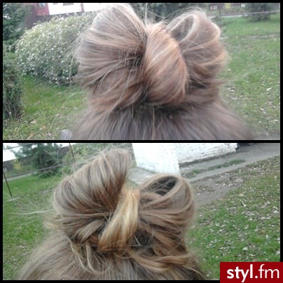 <3 - Blond Upięcie Proste Na co dzień Średnie Fryzury