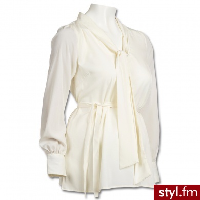 MAMA LICIOUS Koszula dla kobiet w ciąży VICKY whisper white biały - Tuniki Ciuchy Moda