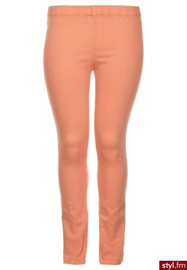 Ulla Popken Legginsy pomarańczowy (686492) - Leginsy Spodnie Moda