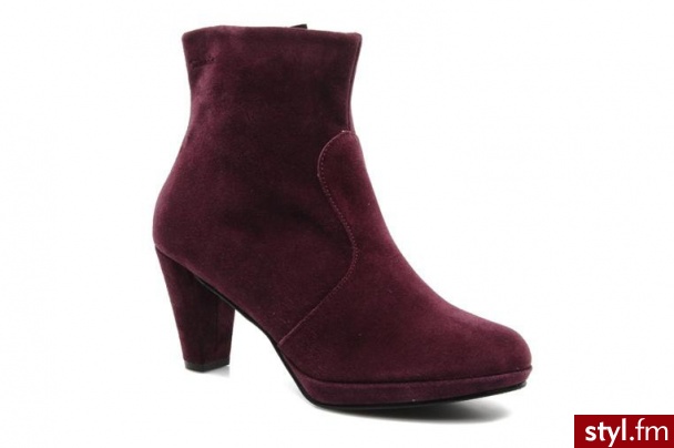 Tamaris PÓŁBUTY I BOTKI GEORDANA BY TAMARIS (Fioletowy) - Botki Buty Moda