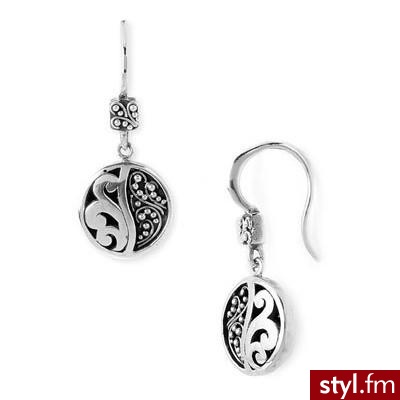 Lois Hill Round Drop Earrings - Polyvore. Pobrano ze strony: http://www.polyvore.com/lois_hill_round_drop_earrings/thing?id=13613069 - Pozostałe Dodatki Moda