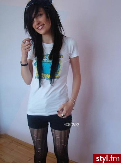 <3 - EMO Alternatywne Średnie Fryzury