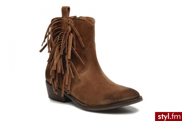 M PAR M PÓŁBUTY I BOTKI DECLIC BY 65487Cognac - Botki Buty Moda