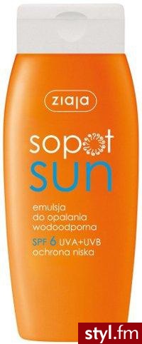 Ziaja Sopot Sun Spf 6 Emulsja Do Opalania 150Ml + Piłka Plażowa - Emu Buty Moda