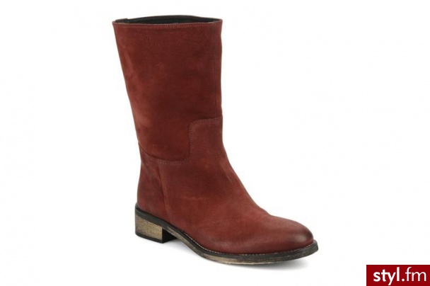Georgia Rose PÓŁBUTY I BOTKI SOUMA BY GEORGIA ROSE (Bordowy) - Botki Buty Moda