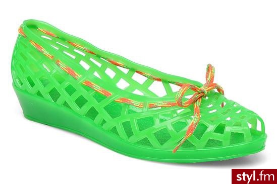 Méduse Balerinki Javanez (zielony) - Balerinki Buty Moda