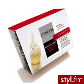 Vichy DERCOS AMINEXIL SP94 Kuracja przeciw wypadaniu włosów dla mężczyzn ampułki 18 amp x 6 ml - Bransoletki Biżuteria Moda