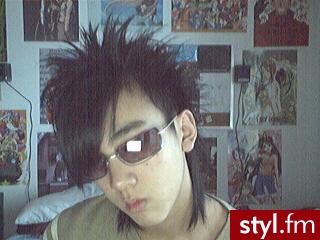 japan style - Średnie Męskie Fryzury