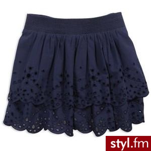Women's AE Boho Eyelet Skirt (Harbor Blue) - American Eagle... - Polyvore. Pobrano ze strony: http://www.polyvore.com/womens_ae_boho_eyelet_skirt/thing?id=15653478 - Pozostałe Ciuchy Moda