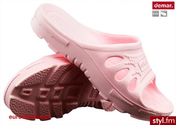 DEMAR Klapki Dziecięce DM-4701-A Różowe - Klapki Buty Moda