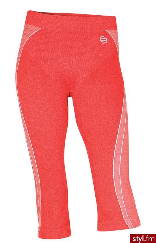 Brubeck Aga spodnie damskie 2/3 SP00140 (czerwony) - Pozostałe Spodnie Moda