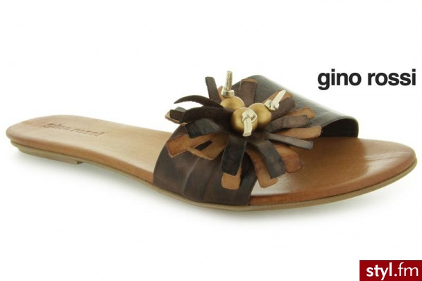 Gino Rossi DL635L - Klapki Buty Moda