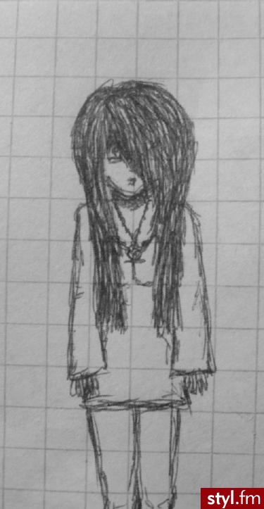 EMO Alternatywne Średnie Fryzury