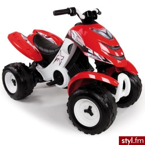 Smoby - X Power Quad Elektryczny Czerwony 33048 - Bransoletki Biżuteria Moda