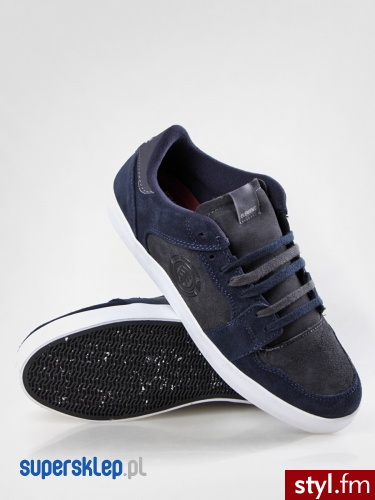 Element BUTY HEATLEY (NVY/CHR) 42 Skate Czarny - Pozostałe Buty Moda