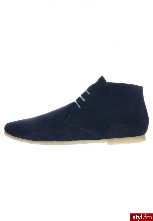 Schmoove CREPS DESERT Oksfordki niebieski - Pozostałe Buty Moda