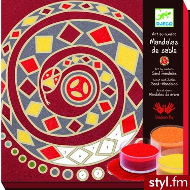 Djeco Kolorowy Piasek Mandale 08635 - Dziecko
