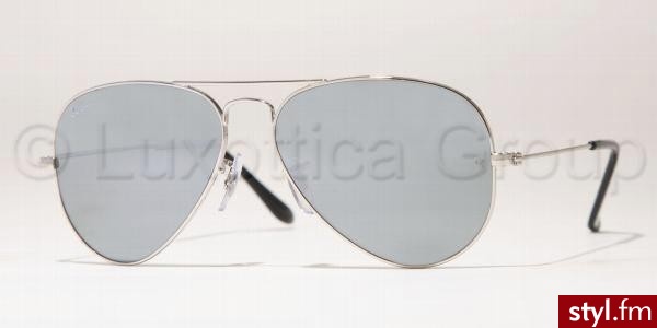 RAY BAN okulary przeciwsłoneczne AVIATOR LARGE METAL 3025 W3275  S - Okulary Dodatki Moda