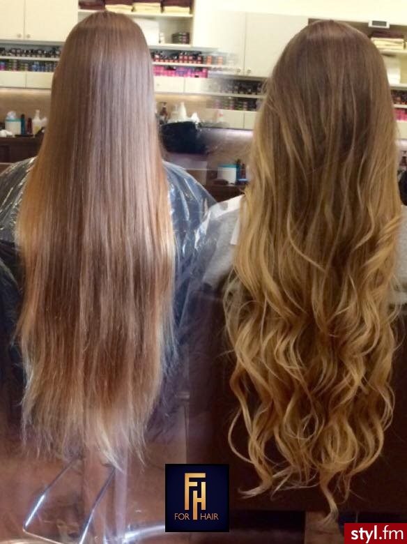 Sombre z Olaplex http://forhairsobieski.pl/ - Blond Rozpuszczone Kręcone Na co dzień Długie Fryzury
