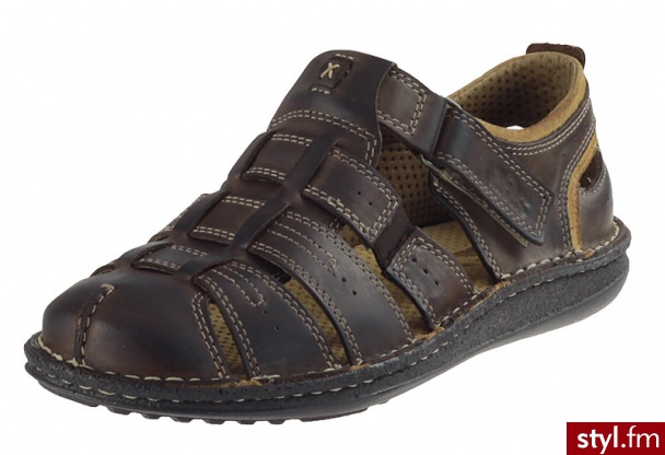 NIK Sandały Giatoma Niccoli 06-0108 Brązowe 002 - Sandały Buty Moda