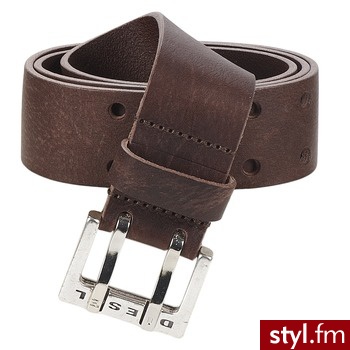Diesel Paski BITWO BELT Grey - Paski Dodatki Moda